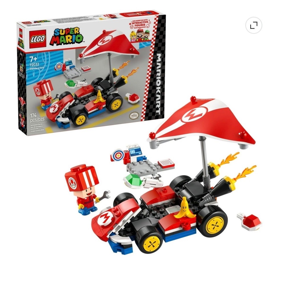 LEGO Super Mario Mario Kart Standard Kart Set 72032 Nintendo 174 Pcs NEW